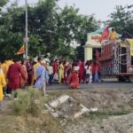 भगेरी में ग्राम देवी मंदिर के लिए निकली भव्य कलश यात्रा
