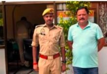 गैर जमानती वारंट का अभियुक्त गिरफ्तार, न्यायालय भेजा गया